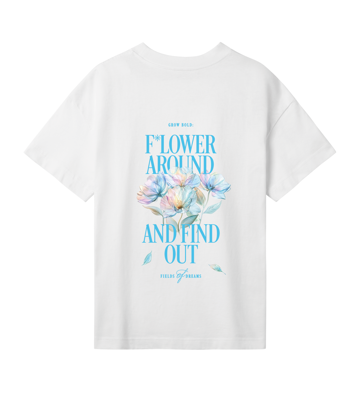 Flower Around, T-shirt Oversized Fit